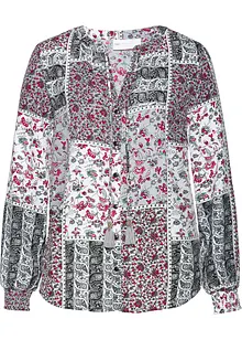 Mönstrad blus, bonprix