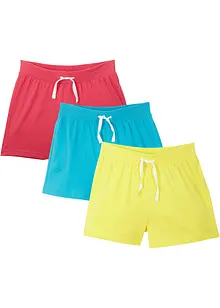 Jerseyshorts av ekologisk bomull (3-pack), bonprix