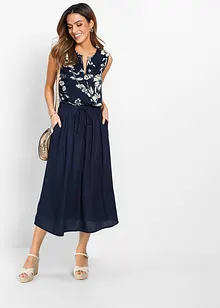 Maxikjol i viskos, bonprix