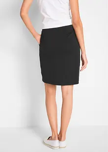 Kjol i ekologisk bomull med stretch, bonprix