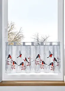 Cafégardin med vinterfint mönster, bonprix