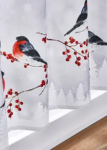 Cafégardin med vinterfint mönster, bonprix