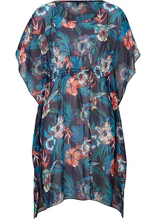 Lång strandtunika av tunn chiffong, bonprix