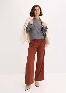 Hålmönstrad tröja, bonprix