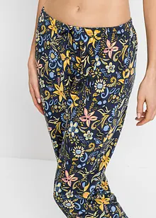 Kortärmad capripyjamas av ren bomull, bonprix