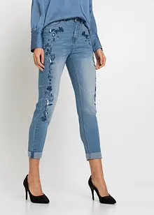 Slim Jeans Mid Waist, cropped, bonprix