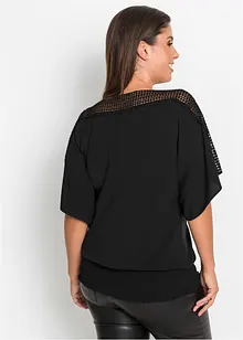 Blus av ren viskos, bonprix