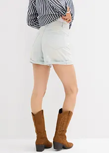 Jeansshorts High Waist, Low Stretch, bonprix