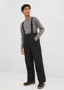 Vattentät funktionsbyxa med hängslen och värmande foder, bonprix