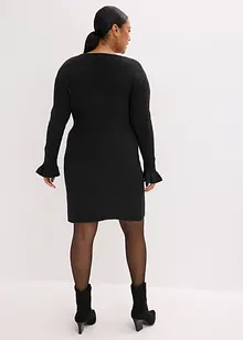 Stickad klänning, bonprix