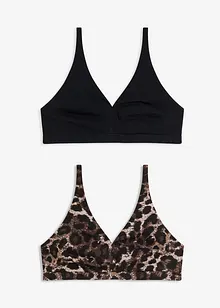 Bralette utan bygel med ekologisk bomull, bonprix