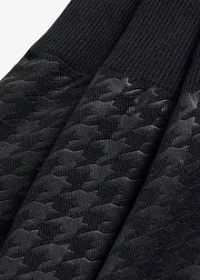 Sömlösa termoleggings med mjuk insida och hundtandsmönster, bonprix