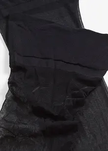 Strumpor med strumpeband och satinlook (20 den), bonprix