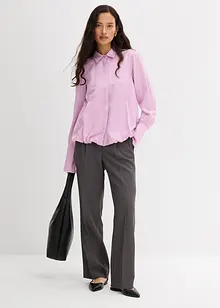 Satinblus av viskosmix, bonprix