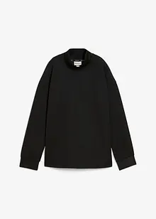 Sweatshirt med ståkrage i stabil trikå, bonprix