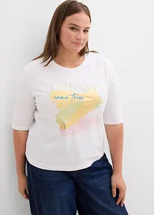 T-shirt i ren ekologisk bomull, bonprix