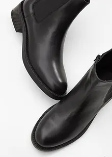 Chelseaboots i skinn, bonprix