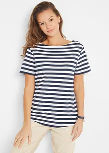 T-shirt med båtringning, bonprix