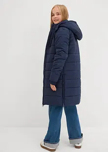 Kviltad kappa med avtagbar huva, bonprix