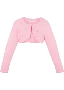 Stickad bolero med fjärilsapplikation, bonprix