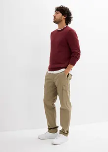 Finstickad tröja med återvunnen bomull, bonprix