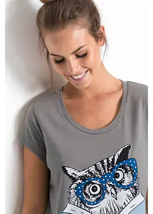 Kort nattlinne av ekologisk bomull, bonprix