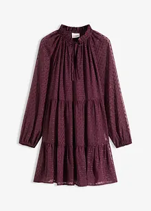 Tunikaklänning med glittrig effekt, bonprix