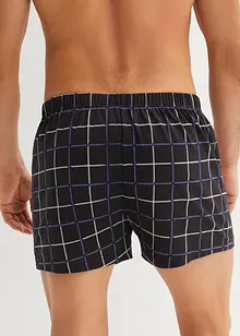 Ledigt skurna jerseyboxershorts i bomull (3-pack), bonprix