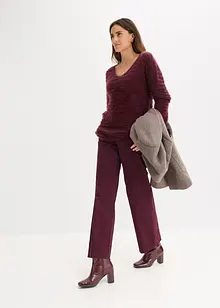 Lång fluffig tröja, bonprix