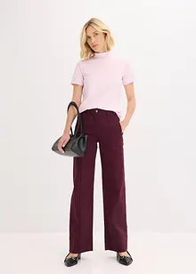 Twillbyxa med pressveck och stolpficka, bonprix