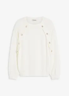 Finstickad tröja av viskosmix med mjukt fall, bonprix