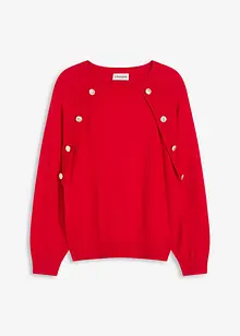 Finstickad tröja av viskosmix med mjukt fall, bonprix