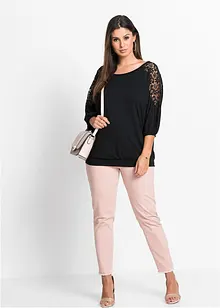 Oversizetopp av viskosmix, bonprix