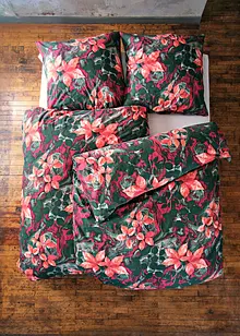 Blommönstrat påslakanset, bonprix