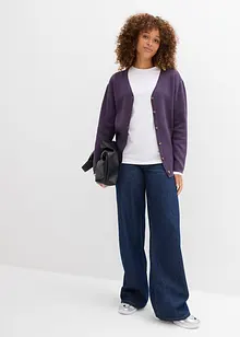 Finstickad cardigan, bonprix