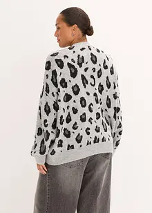 Mönstrad cardigan, bonprix