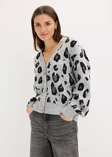 Mönstrad cardigan, bonprix