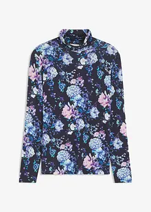 Långärmad topp i mjuk viskosmix, bonprix