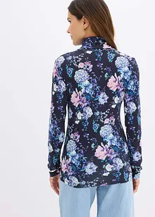 Långärmad topp i mjuk viskosmix, bonprix