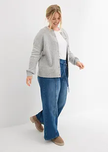 Topp med 3/4-ärmar, ekologisk bomull, bonprix