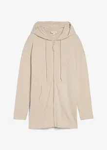 Cardigan i fintrådig viskosmix, bonprix