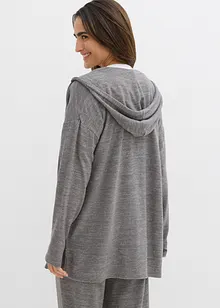 Cardigan i fintrådig viskosmix, bonprix
