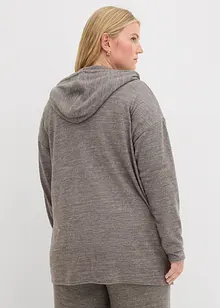 Cardigan i fintrådig viskosmix, bonprix