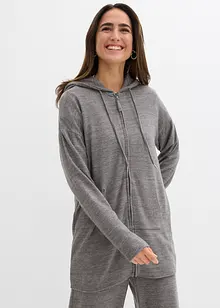 Cardigan i fintrådig viskosmix, bonprix