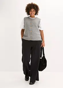 Stickad väst, bonprix