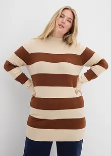 Lång stickad tröja, bonprix