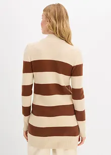 Lång stickad tröja, bonprix