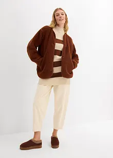 Lång stickad tröja, bonprix