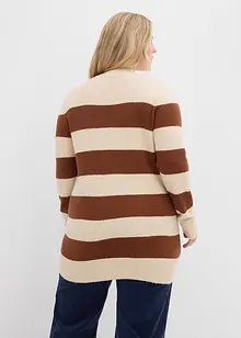 Lång stickad tröja, bonprix