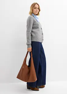 Stickad kofta, bonprix